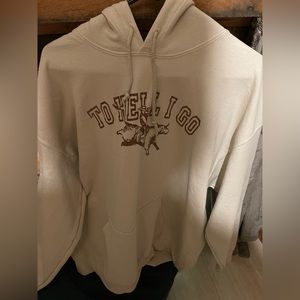 Zach Bryan “to hell I go” sweatshirt